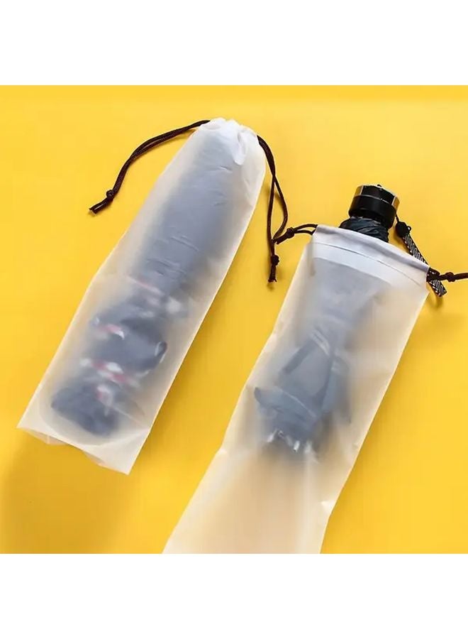 White Drawstring Storage Bags 10pcs For Umbrellas Tents Tripods Yoga Mats - Image 1